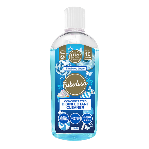 Fabulosa Multi-Purpose Concentrated Antibacterial Disinfectant Blueberry Sugar 220ml