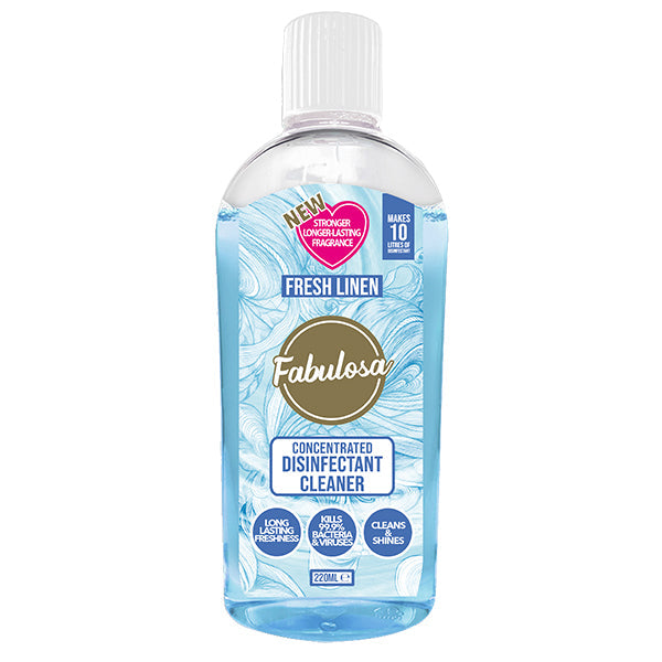 Fabulosa Multi-Purpose Concentrated Antibacterial Disinfectant Fresh Linen 220ml