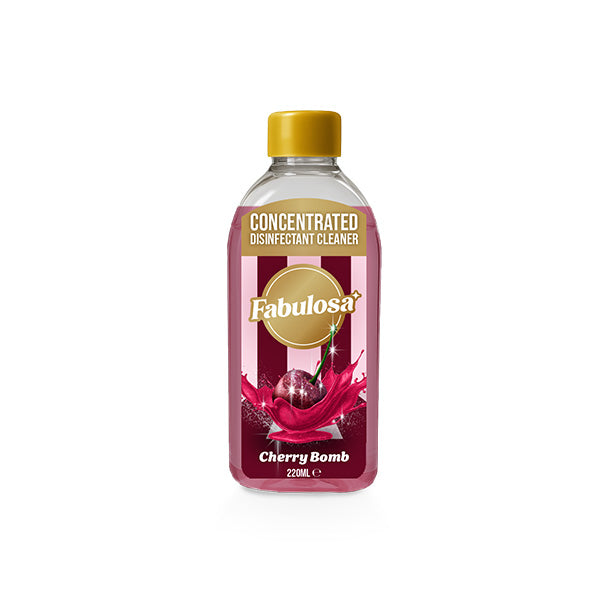 Fabulosa Multi-Purpose Concentrated Antibacterial Disinfectant Cherry Bomb 220ml