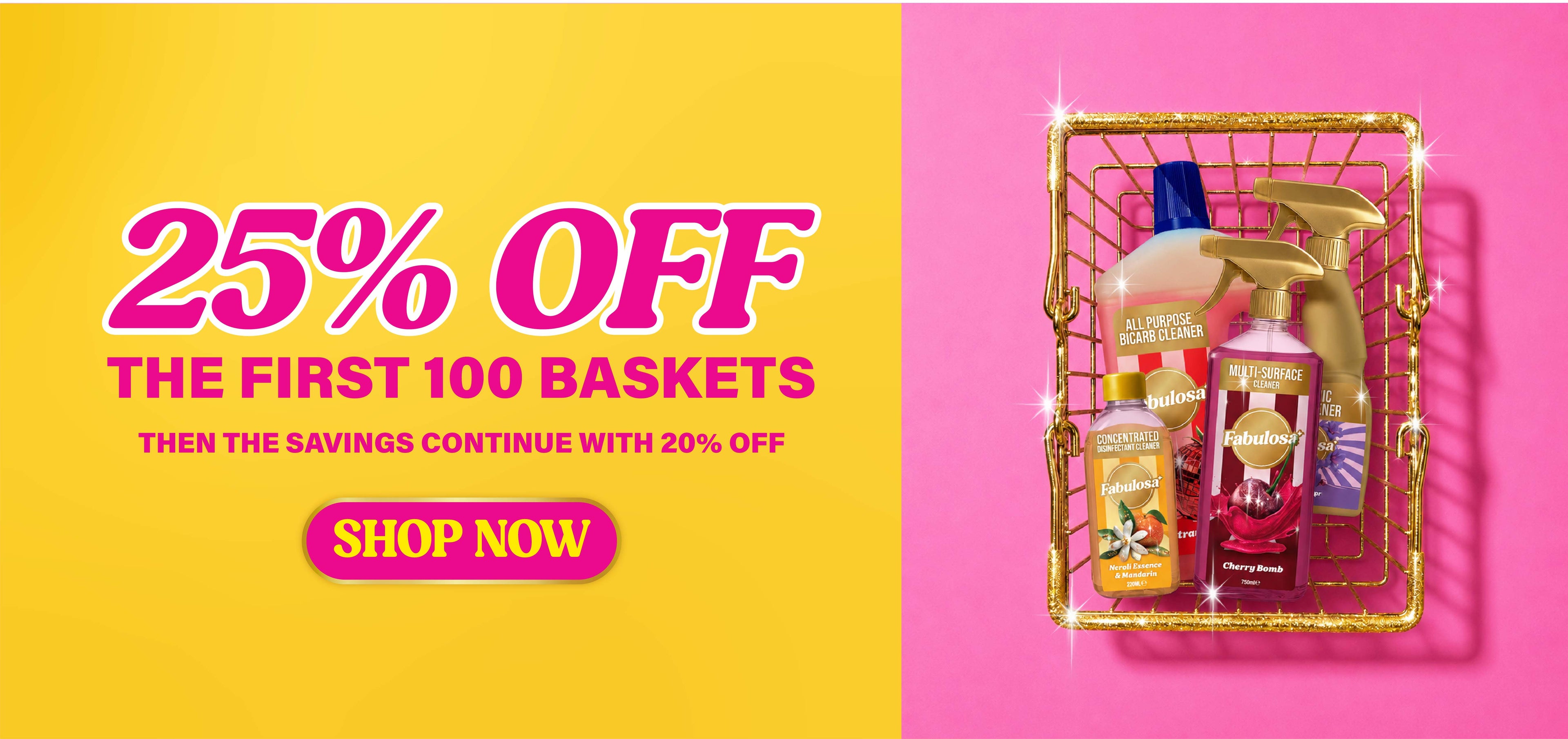 25% off 1st 100 orders, 20% off afterslider_item_mVb4iC