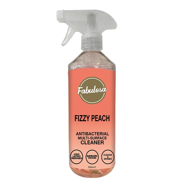 Fabulosa Multi-Purpose Antibacterial Disinfectant Spray Fizzy Peach 500ml