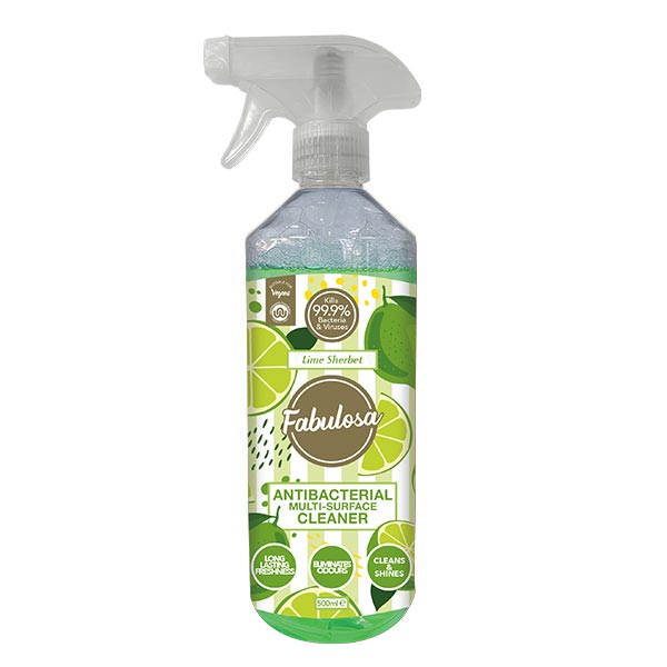 Fabulosa Multi-Purpose Antibacterial Disinfectant Spray Lime Sherbet 500ml