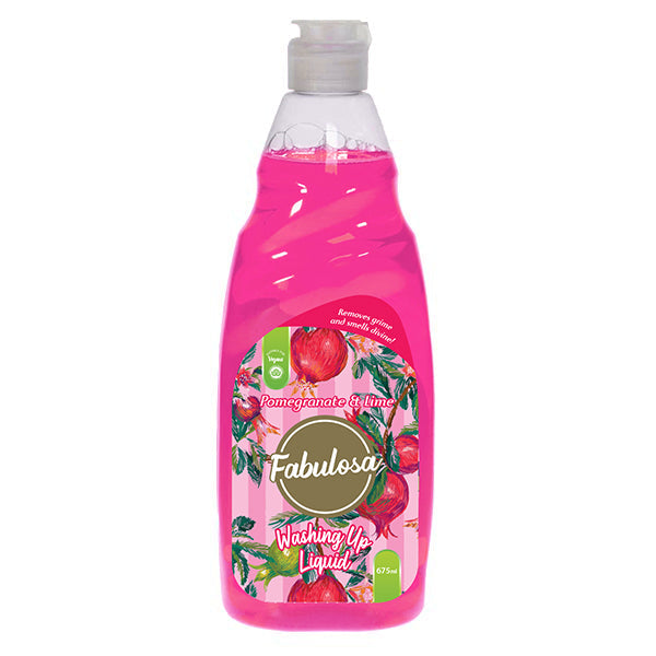 Fabulosa Washing Up Liquid Pomegranate & Lime 675ml