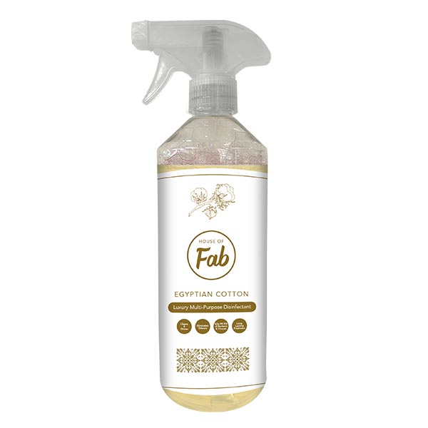 Fabulosa House Of Fab Multi-Purpose Antibacterial Disinfectant Spray Egyptian Cotton 750ml