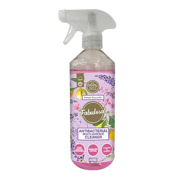 Fabulosa Multi-Purpose Antibacterial Disinfectant Spray Lemon Lavender 500ml