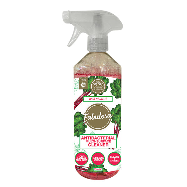 Fabulosa Purpose Antibacterial Disinfectant Spray Wild Rhubarb