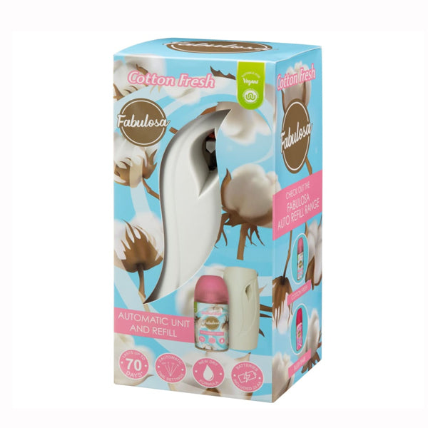 Fabulosa Automatic Air Freshener Unit & Refill Cotton Fresh 250ml