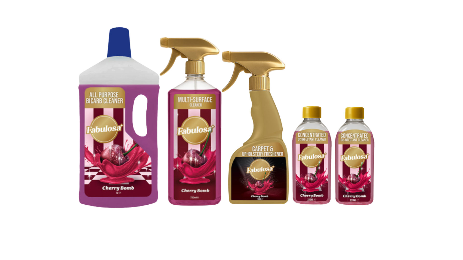 Fabulosa Mini Cleaning Bundle Cherry Bomb
