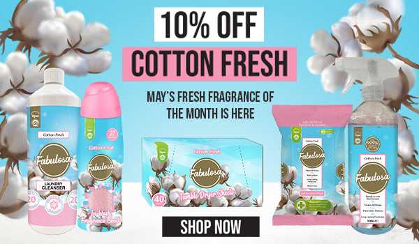10% off Cotton Fresh all May!