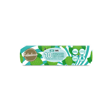 Fabulosa Scented Bin Bags Mint Swirl 10 Pack