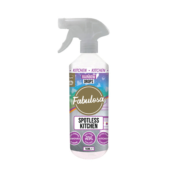Fabulosa Spotless Kitchen Cleaner Spray Rainbow Drops 750ml