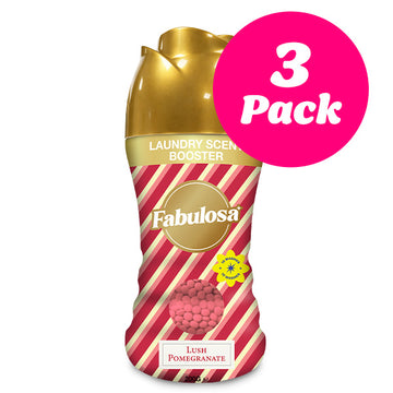 Fabulosa Laundry Scent Booster 16 Washes Lush Pomegranate 200g 3 Pack
