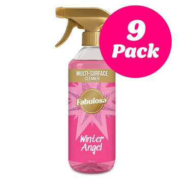 Fabulosa Multi-Purpose Antibacterial Disinfectant Spray Winter Angel 500ml 9 Pack