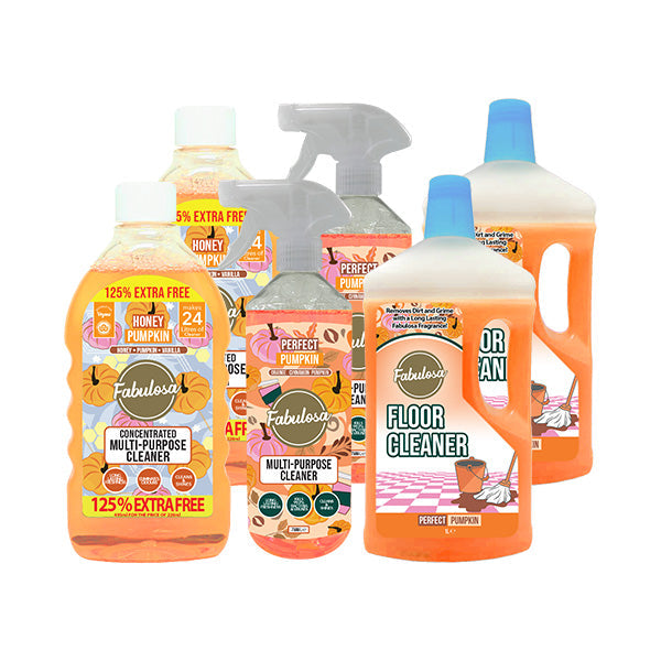 Fabulosa Limited Edition Pumpkin Collection Household Cleaning Bundle