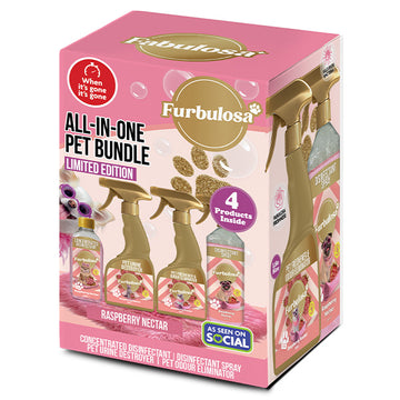 Fabulosa Ultimate Furbulosa Raspberry Nectar Pet Cleaning Bundle