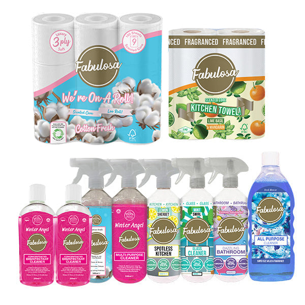 Fabulosa Ultimate Fragranced General Household Cleaning Scented Mega Bundle