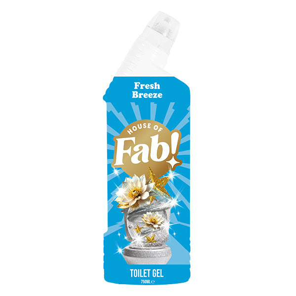 House Of Fab Toilet Cleaning Gel Fresh Breeze 750ml