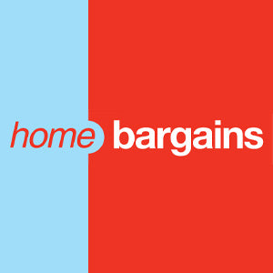 Retailer logo. Home Bargains