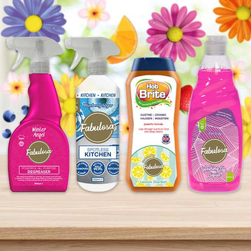 kitchen collection - deagreaser, kitchen cleaner, hob cleaner, washing up liquid