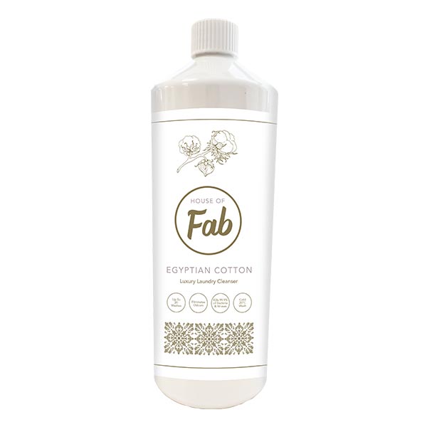 House Of Fab Luxury Laundry Cleanser Egyptian Cotton 1000ml
