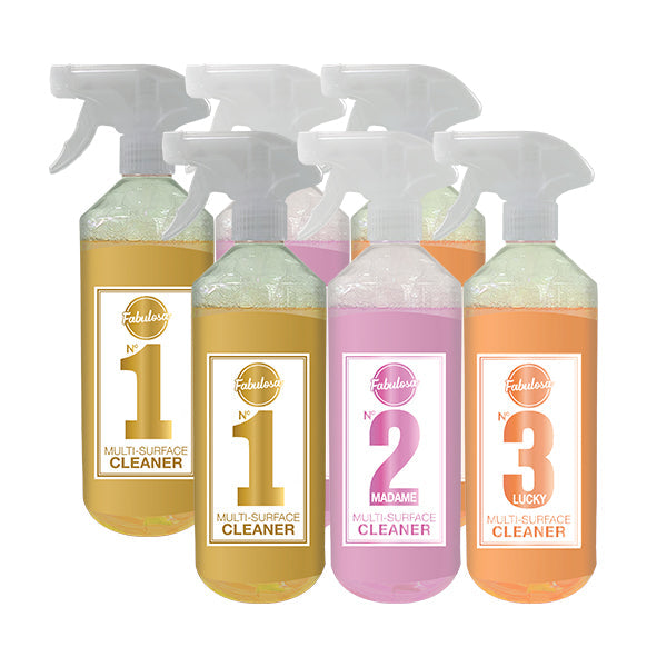 Fabulosa Fragranced Multi-Surface Cleaner Spray Bundle 750ml 6 Pack