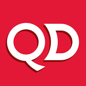 Retailer logo. QD Stores