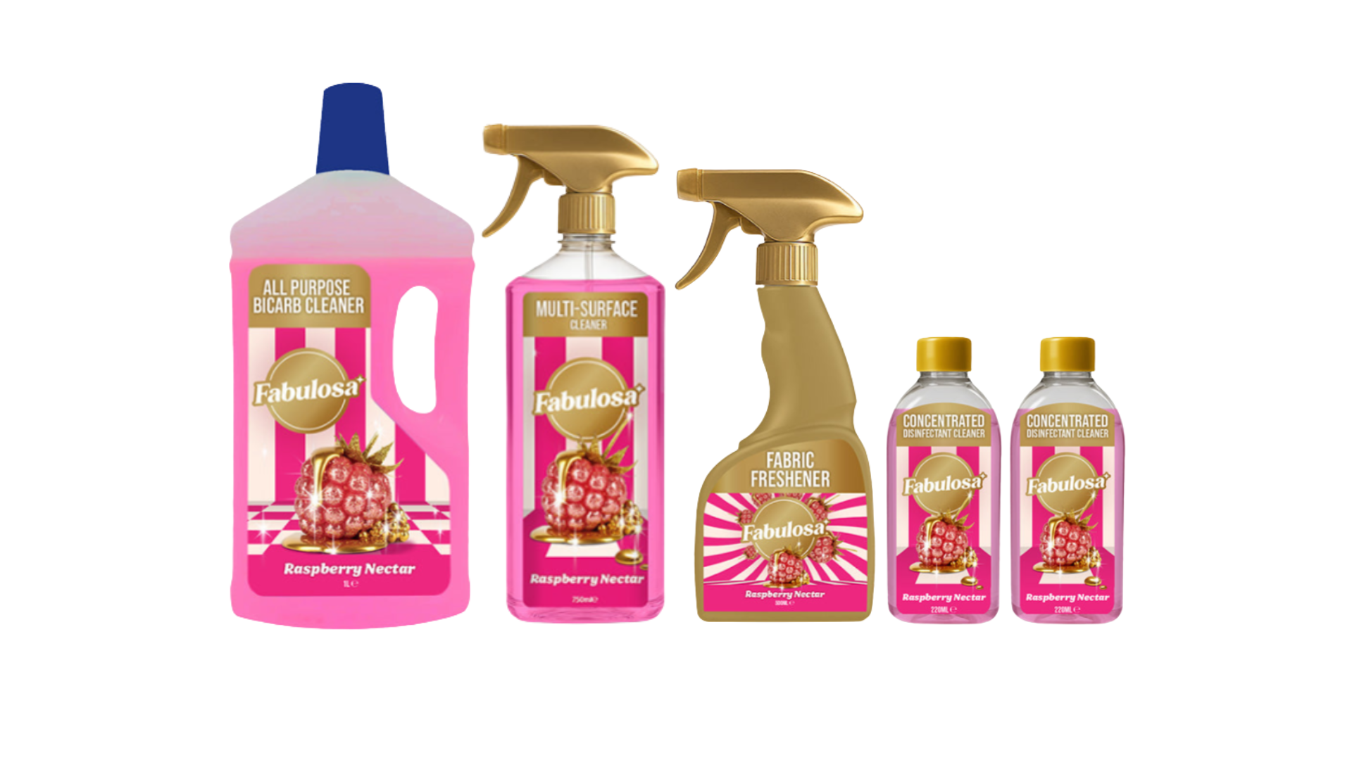 Fabulosa Mini Cleaning Bundle Raspberry Nectar