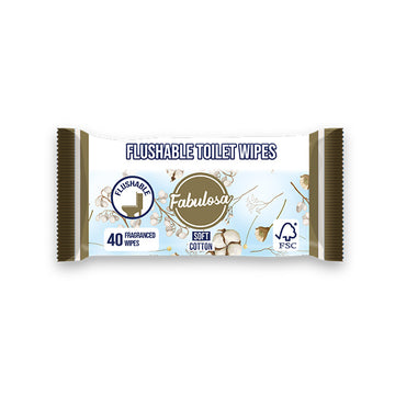 Fabulosa Moist Toilet Tissue Soft Cotton 40 pack