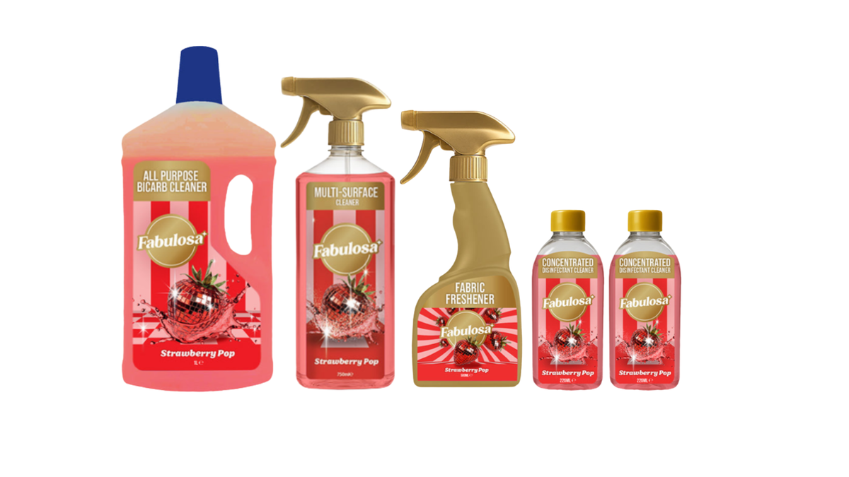 Fabulosa Mini Cleaning Bundle Strawberry Pop
