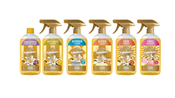Fabulosa Scented Sweet Vanilla Collection Fragranced Household 6 Pack Cleaning Bundle