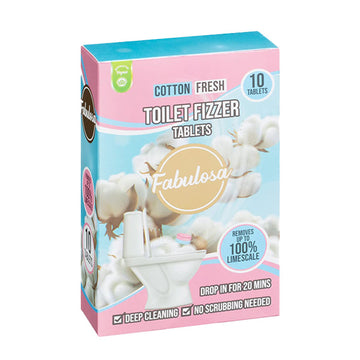 Fabulosa Toilet Fizzer Tablets Cotton Fresh 10 Pack