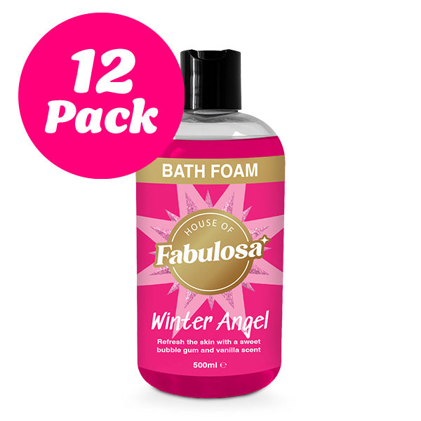 Fabulosa Bath Foam Winter Angel 12 Pack Bundle
