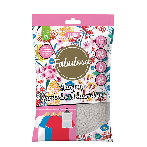 Fabulosa Hanging Wardrobe Dehumidifier Flora