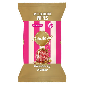 Fabulosa Antibacterial Surface Wipes Raspberry Nectar 80 Pack