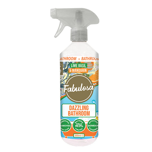 Fabulosa Dazzling Bathroom Spray Lime, Basil & Mandarin 500ml