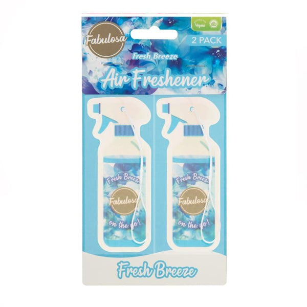 Fabulosa Car Air Freshener Fresh Breeze 2 Pack