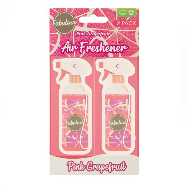 Fabulosa Car Air Freshener Pink Grapefruit 2 Pack