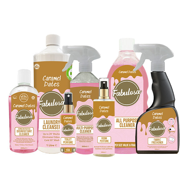 Fabulosa Caramel Dates Fragranced Household Cleaning Bundle