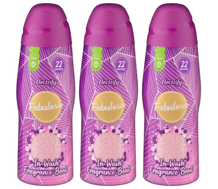 Fabulosa Wash Fragrance Boost 22 Washes Electrify 3 Pack