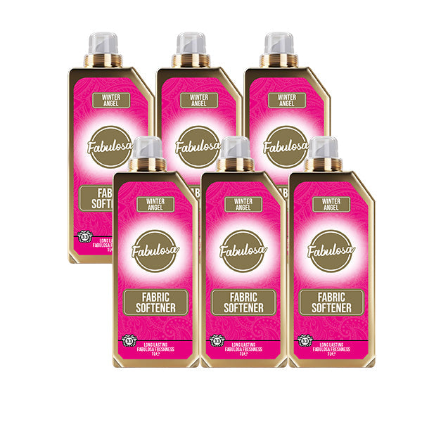 Fabulosa Fragranced Fabric Softener Winter Angel Bundle Pack of 6 1000ml