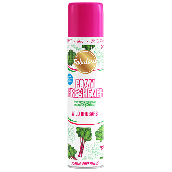 Fabulosa Carpet & Upholstery Foam Freshener Wild Rhubarb