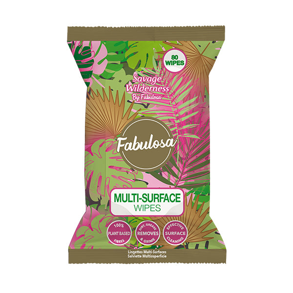 Fabulosa Surface Wipes Savage Wilderness 80 Pack