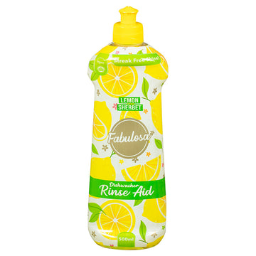 Fabulosa Dishwasher Rinse Aid Lemon Sherbet