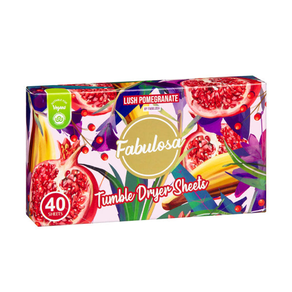 Fabulosa Tumble Dryer Sheets Lush Pomegranate 40 Pack