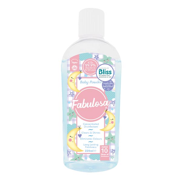 4 in 1 concentrated disinfectant baby powder 220 millilitres bliss charity