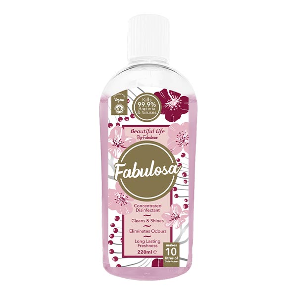 Fabulosa Multi-Purpose Concentrated Antibacterial Disinfectant Beautiful Life 220ml