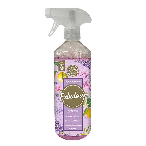 Multi purpose antibacterial spray lemon lavender 500 millilitres