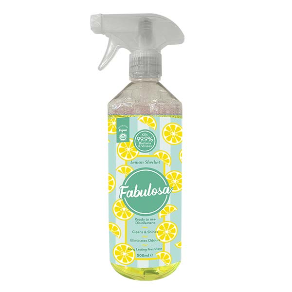 multi purpose antibacterial spray lemon sherbet 500 millilitres