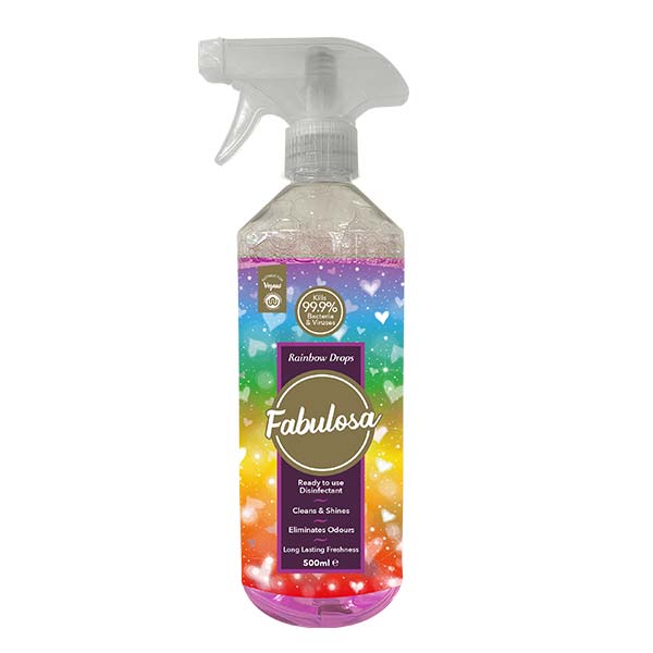 multi purpose antibacterial spray rainbow drops 500 millilitres