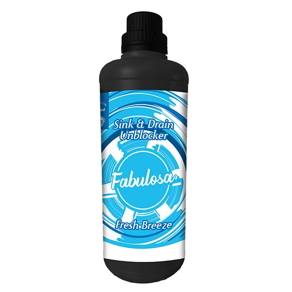 Fabulosa Sink & Drain Unblocker Fresh Breeze 1000ml